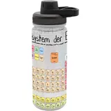 Geda Labels Trinkflasche Periodensystem Schwarz 0,7 l