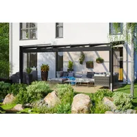 SKANHOLZ Skan Holz Terrassenüberdachung Novara Breite 557 cm 557