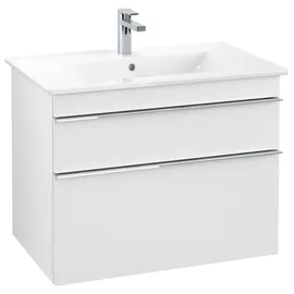 Villeroy & Boch Waschtischunterschrank 2 Auszüge 75,3 x 59 x 50,2 cm Weiß Matt