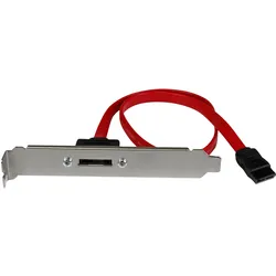 StarTech.com 45cm 1 Port SATA auf eSATA Slotblech Adapter - Buchse/Stecker - SAT