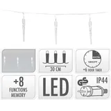 ECD Germany Eiszapfen Lichterkette 40 Led 5,7