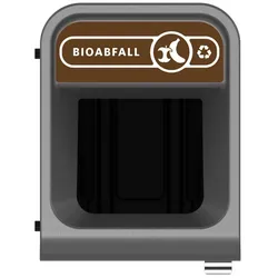 Rubbermaid Recyclingstation 2154770 57l Behältereinheit Bioabfall braun