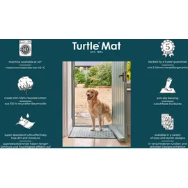 Turtle Mat 50 x 75 cm Grau