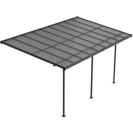 Juskys Terrassendach Borneo 550 x 300 cm dunkelgrau