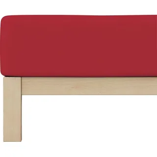 Baumwolle 140 x 200 - 160 x 220 cm red deep