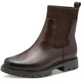 Jana Tamaris Comfort Damen Chelsea Boots mit Reißverschluss Wasserabweisend, Braun (Mocca), 41 EU