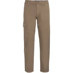 Cargohose INDICODE "Cargohose IDSwillam", Herren, Gr. XL, N-Gr, grau (caspers), Obermaterial: 98% Baumwolle CO. 2% Elasthan EL., Hosen Cargohose