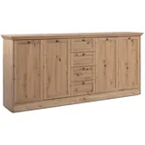 CaliCosy Sideboard 200 x 90 x 40 cm Eiche Artisan
