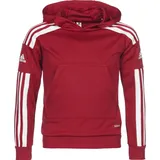 Adidas Squadra 21 Hoodie, Team Power Red / White, 7-8 Years