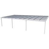 Gutta Terrassendach Premium 1014 x 506 cm weiß/polycarbonat klar