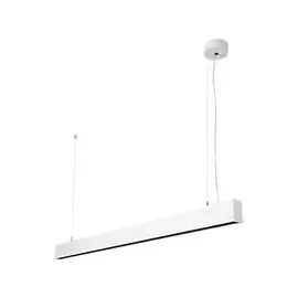 dotlux STYLEfree 1-flg. 117,6 cm rechteckig weiß opal Aluminium