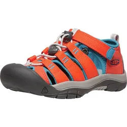 KEEN Kinder Sandalen NEWPORT H2 Y-SAFETY, SAFETY ORANGE/FJORD BLUE, 37