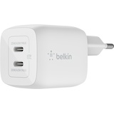 Belkin BoostCharge Pro USB-C-GaN-Ladegerät mit zwei Anschlüssen und PPS (45W) schwarz (WCH011vfWH)