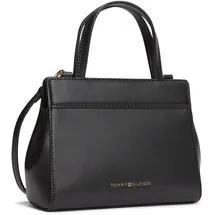 Tommy Hilfiger TH Modern Mini Satchel Umhängetasche Kunstleder Black
