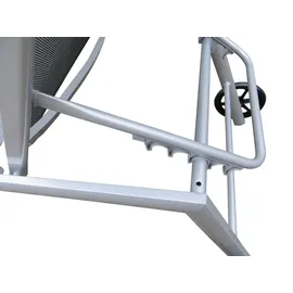 Doppler Venedig Rollliege 200 x 60 x 128 cm silber