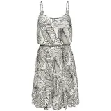 S.Oliver Sommerkleid Damen creme-schwarz Gr.38