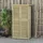modfu Gartenschrank, Grau Holz, 46.5x160x87 cm, Aufbewahrung & Schutzhüllen