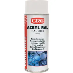 CRC Acryl RAL 9010 Reinweiß, glanz, 400ml Spraydose ( Inh.6 Stück )