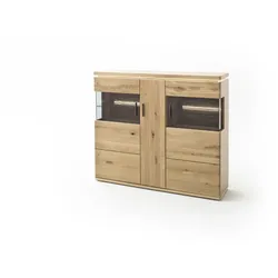 MCA Barcelona Highboard Holzwerkstoff/Bianco - Bianco