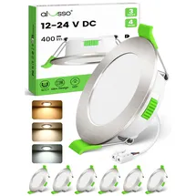 ALUSSO Einbaustrahler 6 Warmweiß/Neutralweiß/Kaltweiß
