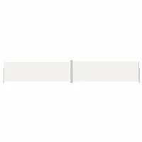 vidaXL Seitenmarkise 200 x 1200 cm Creme Polyester