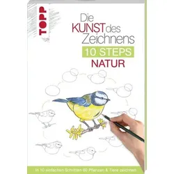 TOPP 8392 Die Kunst des Zeichnens 10 Steps - Natur