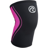 Rehband Rx Kniebandage - 1 Stück 5mm-Bandage zur Unterstützung der Knie - Stabilisiert Gelenk & Muskulatur - Ideal für Sport, Kraftsport, Training, Farbe:Pink, Größe:M