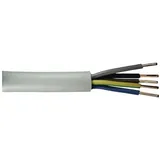 Pollmann NYM J 3x1,5 3x2,5 5x1,5 5x2,5mm2 Mantelleitung Elektroleitung Kabel 1-25m (NYM-J 5 x 1,5mm2, 25 Mtr.), Grey