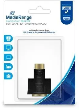 MediaRange MRCS171 Kabeladapter HDMI DVI-I Schwarz