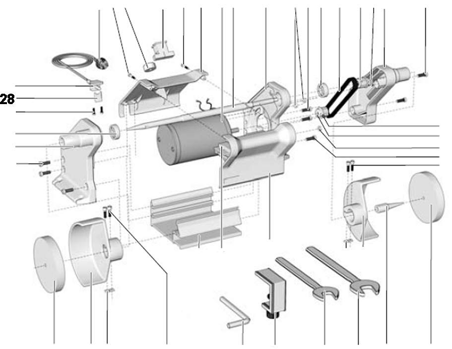 PROXXON 27180-28 Plättchen für Poliermaschine PM 100 / PM100