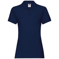 FRUIT OF THE LOOM PREMIUM POLO - Damen Polo-Shirt mit Zwei-Knopfleiste,