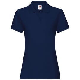 FRUIT OF THE LOOM PREMIUM POLO - Damen Polo-Shirt mit Zwei-Knopfleiste,