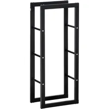 Homcom Kaminholzständer 40 x 25 x 100 schwarz
