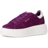 TAMARIS Damen Sneaker Low Leder; PURPLE/lila; 37 EU