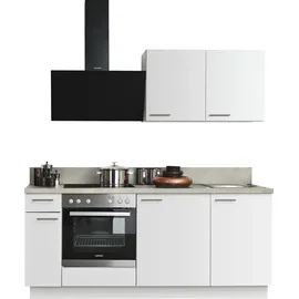 kochstation Küchenzeile KS-Scafa 200 cm weiß