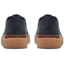 CLARKS »Clarkwood Low«, Schnürschuh, Business Schuh mit markanter Schnürung Clarks Navy Nubuck