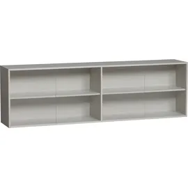 Woood Klink Aufsatzschrank 200 x 60 x 35 cm grau
