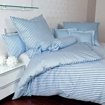JANINE Nackenrolle Modern Classic 15 x 40 cm Blau