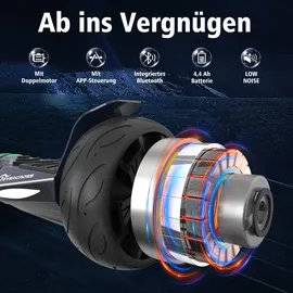 evercross tech EV5 Hoverboard Black