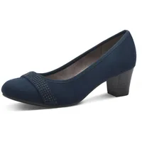Jana Damen Pumps mit Glitzerdetails Vegan, Blau (Navy), 41