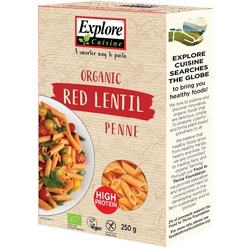 Explore Cuisine Penne Rote Linse glutenfrei 250 g