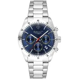 Greenfield, 41mm, silber/blau