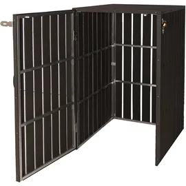 MCW Mülltonnenverkleidung J28 115 x 77 x 97 cm grau
