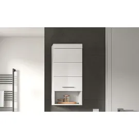 INOSIGN Hängeschrank INOSIGN "SIENA, Breite 37cm, 1 Tür, 1 offenes Fächer, 1 Einlegeboden, MDF-Front", weiß, B:37cm H:79cm T:24cm, FSC-zertifizierter Holzwerkstoff, Schränke, Hängeschrank, in verschiedenen Farben erhältlich, Badmöbel, Badschrank, Schrank, Bad