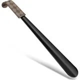 LuxusKollektion Schuhlöffel Schuhlöffel Lang 42cm Metall Schwarz Schuhanzieher 1er Schwarz B bunt