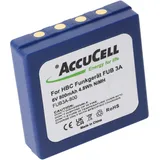 AccuCell 800mAh Akku passend für HBC Funkgerät FUB 3A Akku BA203060, BA222060, 6 Volt 730mAh