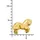 Amor Ohrstecker Pferd Gelbgold 375 2013796