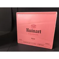 6x Ruinart Champagne Rose Champagner Flasche 0,75l 12,5% Vol Kiste