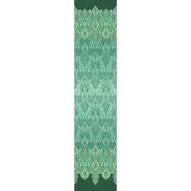 BASSETTI RAGUSA Foulard aus 100% Baumwolle in der Farbe Tannengrün V1, Maße: 270x270 cm