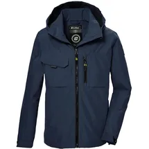 KILLTEC Jungen Funktionsjacke ist wasserdicht/Outdoorjacke mit Kapuze KOS 140 BYS JCKT, dunkel ozean, 164, 43001-000